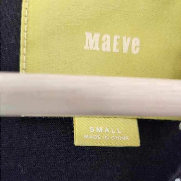 Anthropologie Maeve Polka Dot Dress Pleated Puff Sleeve Size Small - Picture 9 of 10